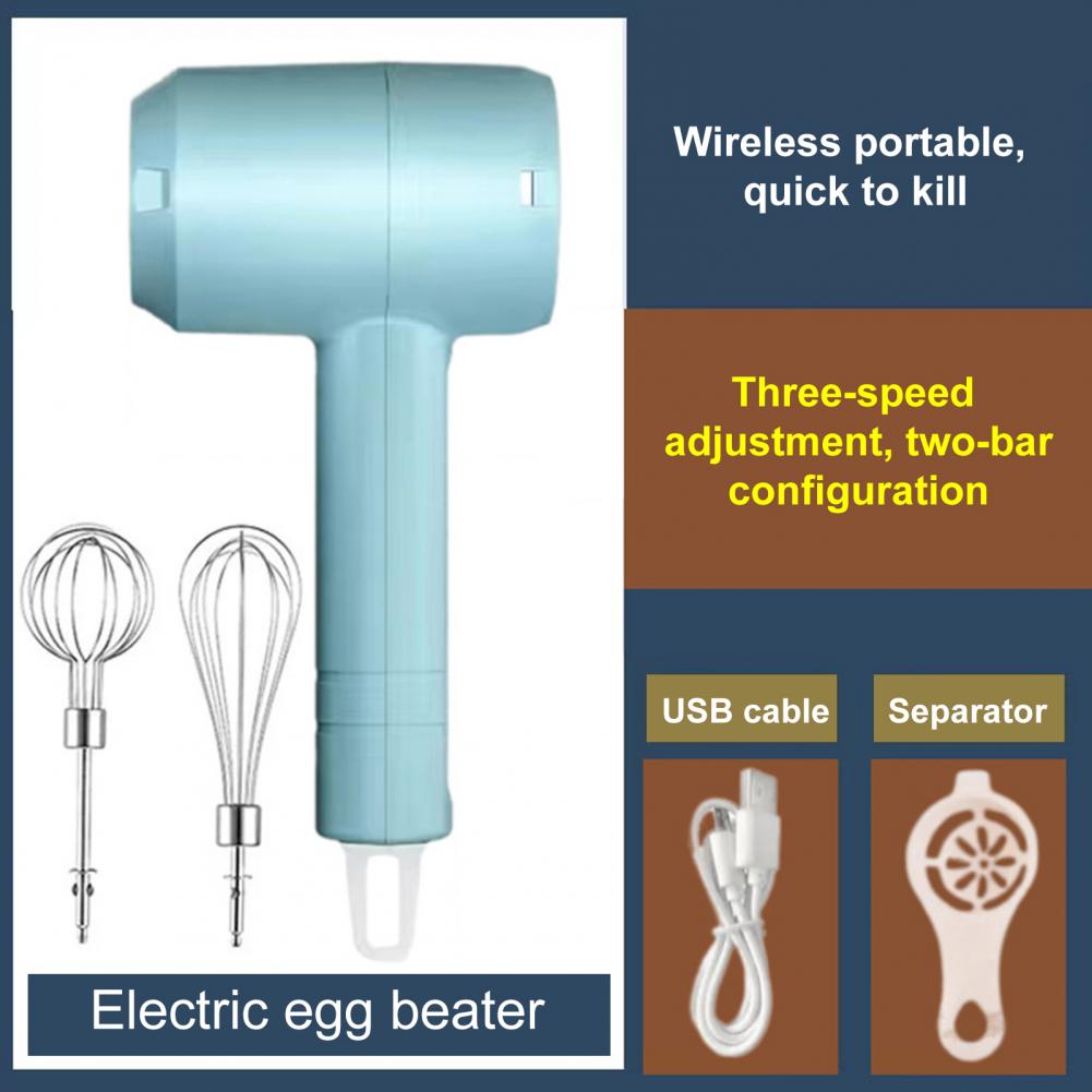 Centre commercial à main électrique sans fil aste, portable, contrôle à 3 vitesses pour la cuisson des crêpes, USB pour Assad AI0001 – Image 4