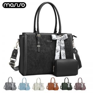 Sac fourre-tout en cuir PU pour femme, MacPleM3, HP, Dell, Bali, ordinateur portable avant, gaufré, rétro Hibiscus, ordinateur portable, 15 pouces, 16 pouces, 17.3 pouces AI0001