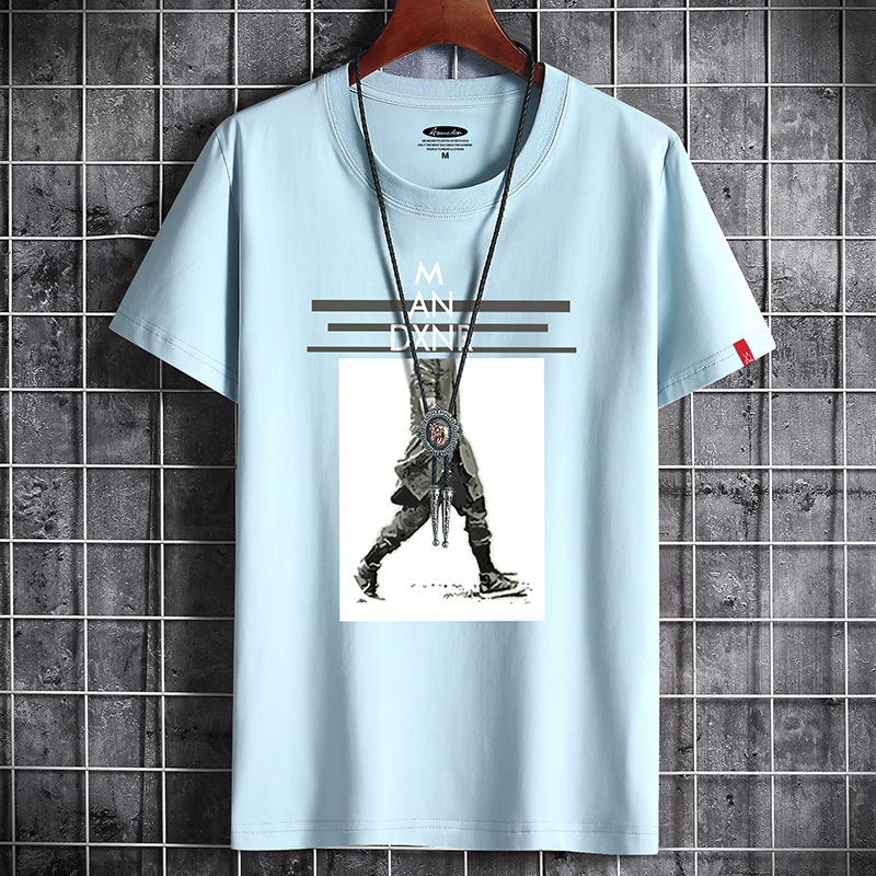T-shirt à col rond pour homme, vêtement de Fitness, blanc, surdimensionné, Anime, 2022, S-6XL AI0001 – Image 3