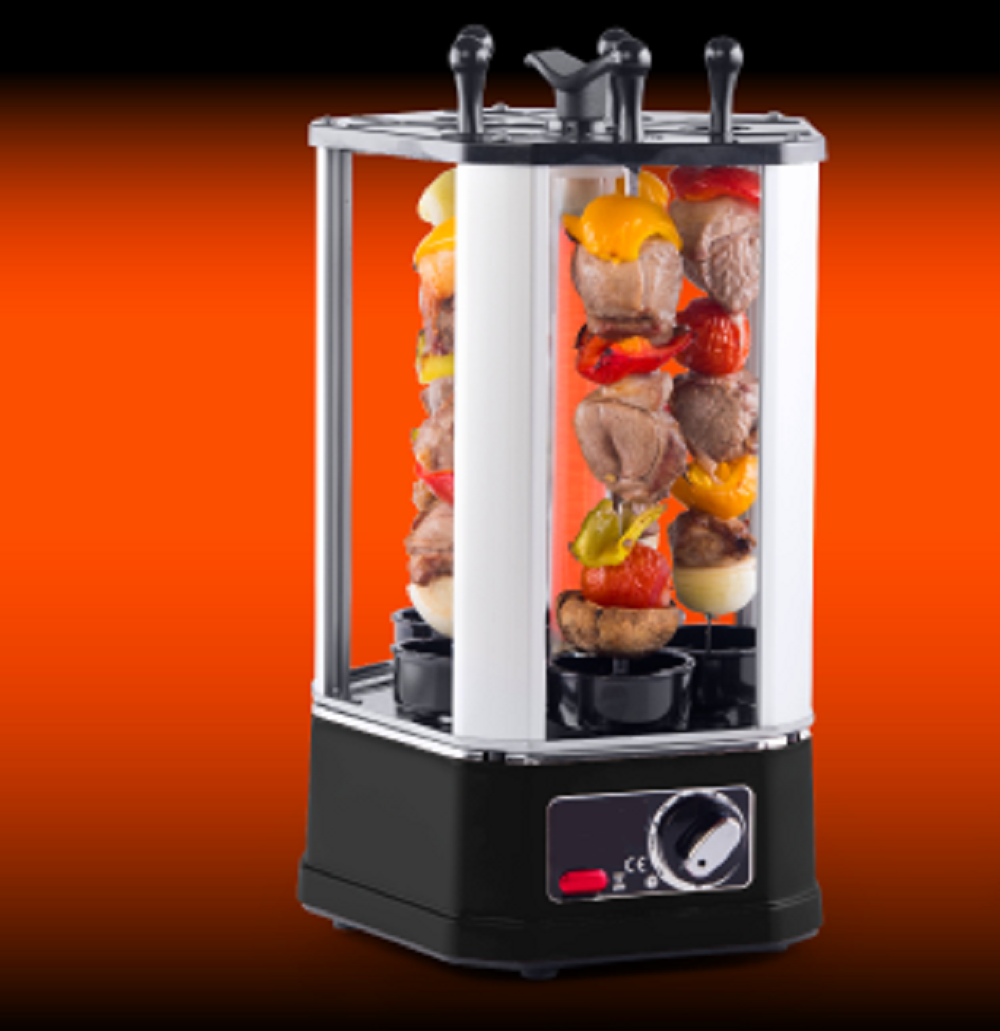 Grill électrique Shawarma Gyro Doner Kebab, rôtissoire sans fumée, en acier inoxydable, pour la cuisine, fait maison, économique AI0001 – Image 5