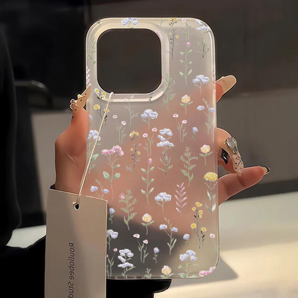 Coque de fleurs de luxe pour iPhone, étuis souples, housses de protection, 15 Pro Max, 11, 14 Pro Max, 12, 13 Mini, 16 Plus, 256 AI0001 – Image 6