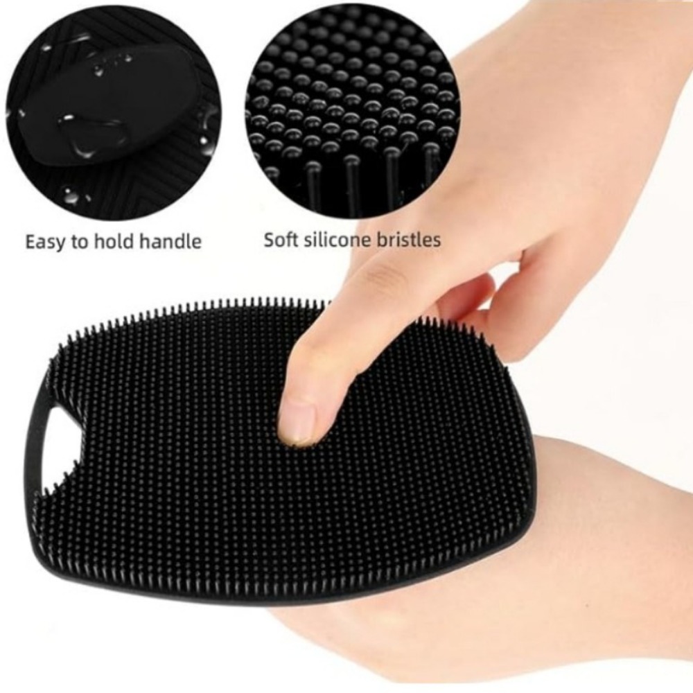 Brosse en silicone souple pour le nettoyage du corps, brosse expansive pour frotter le dos, épurateur, douche, massage doux, fournitures de bain, 1 pièce AI0001 – Image 7