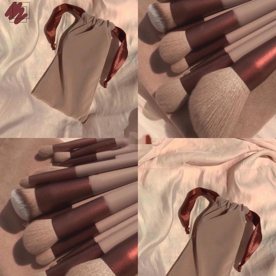 Ensemble de pinceaux de maquillage, correcteur, fard à joues, poudre, ombre à barrage, surligneur, fond de teint, outils de beauté, nouveau, 13 pièces AI0001 – Image 4