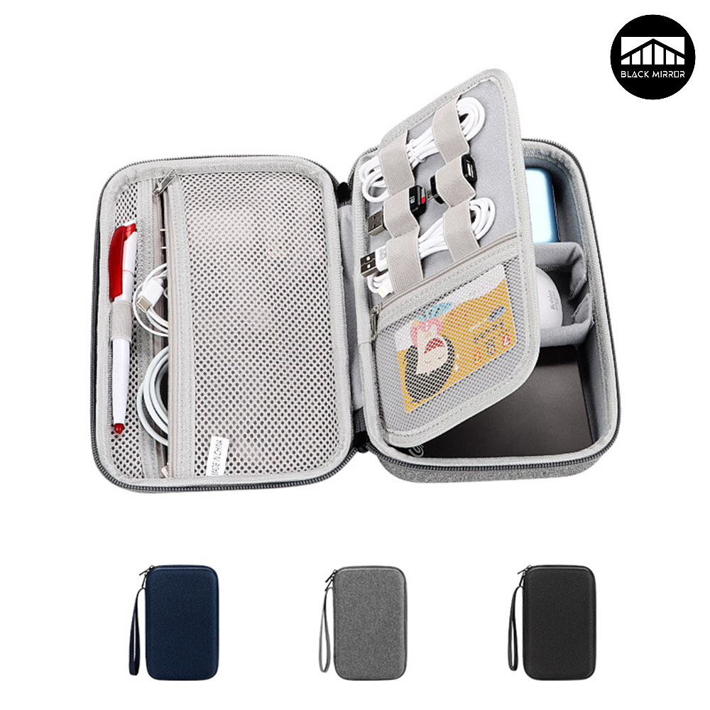 Sac de rangement portable de grande capacité, accessoires électroniques de voyage, tablette, disque dur, câble, airbag oligduricrust AI0001 – Image 7