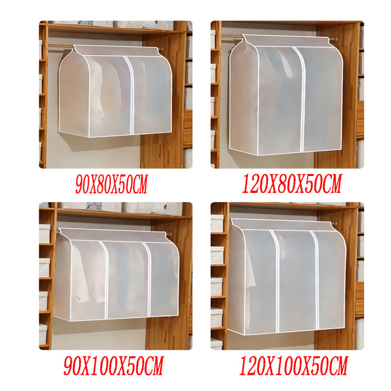 Juste anti-poussière transparente pour vêtements, housse anti-poussière pour vêtements, imperméable, rangement de garde-robe AI0001 – Image 2