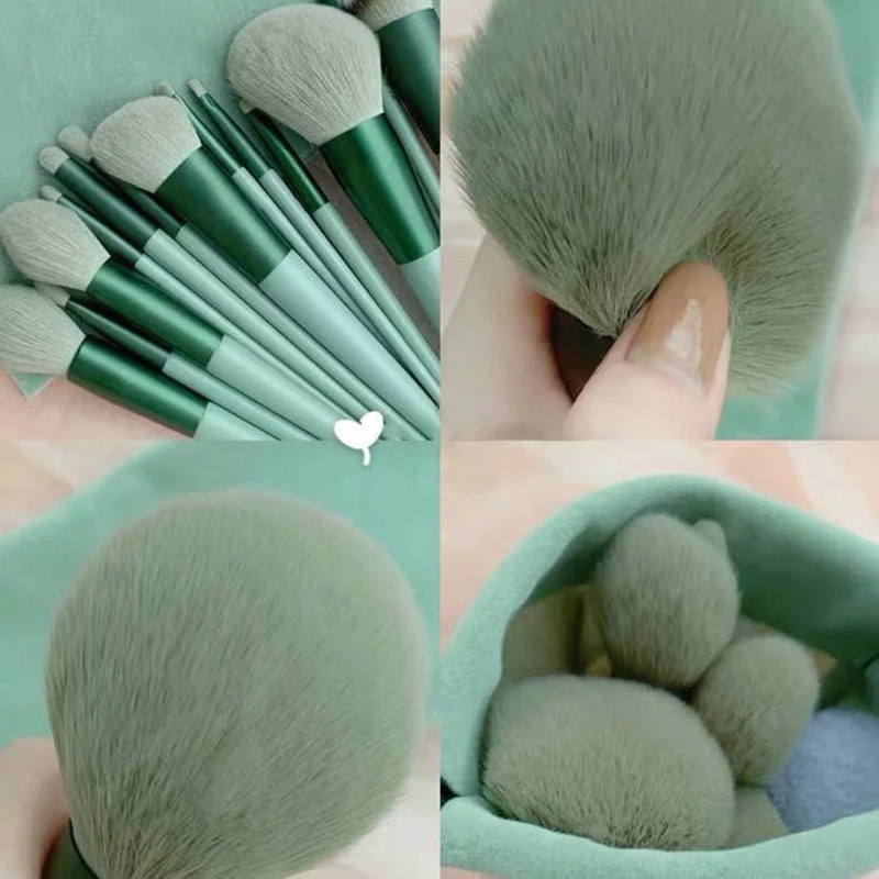 Ensemble de pinceaux de maquillage, correcteur, fard à joues, poudre, ombre à barrage, surligneur, fond de teint, outils de beauté, nouveau, 13 pièces AI0001 – Image 3