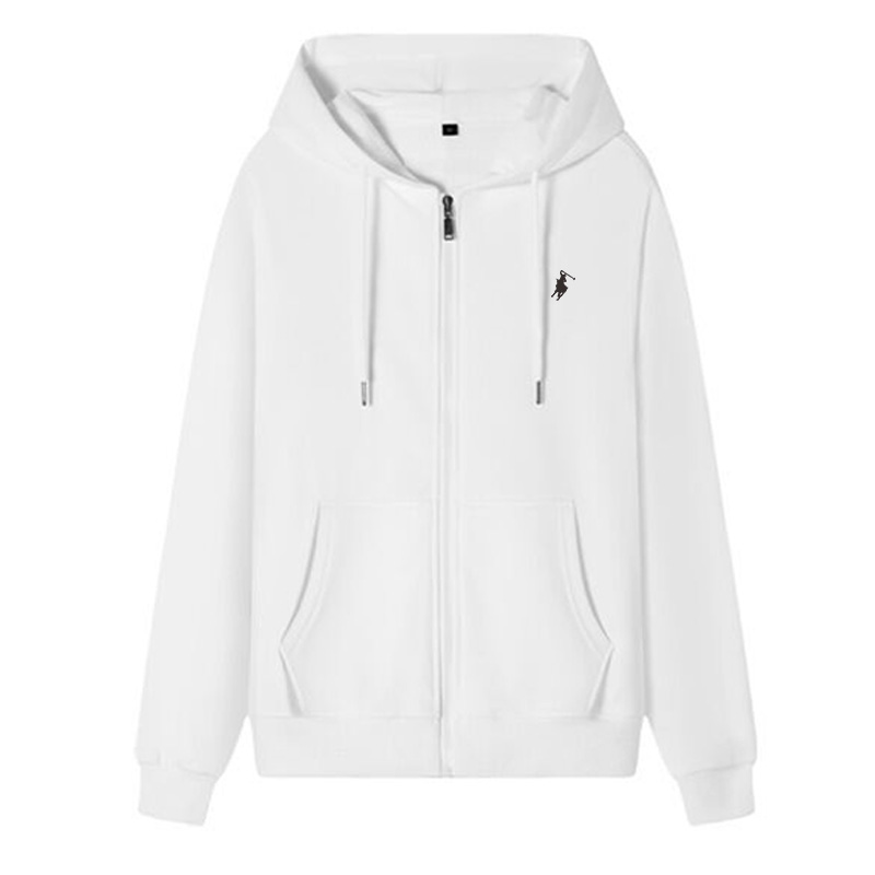 Sweat à Capuche à Manches sulfpour Homme, Fermeture à Glissière avec Cordon de Serrage, Couleur Unie, Décontracté, Sportif, 2024 AI0001 – Image 4