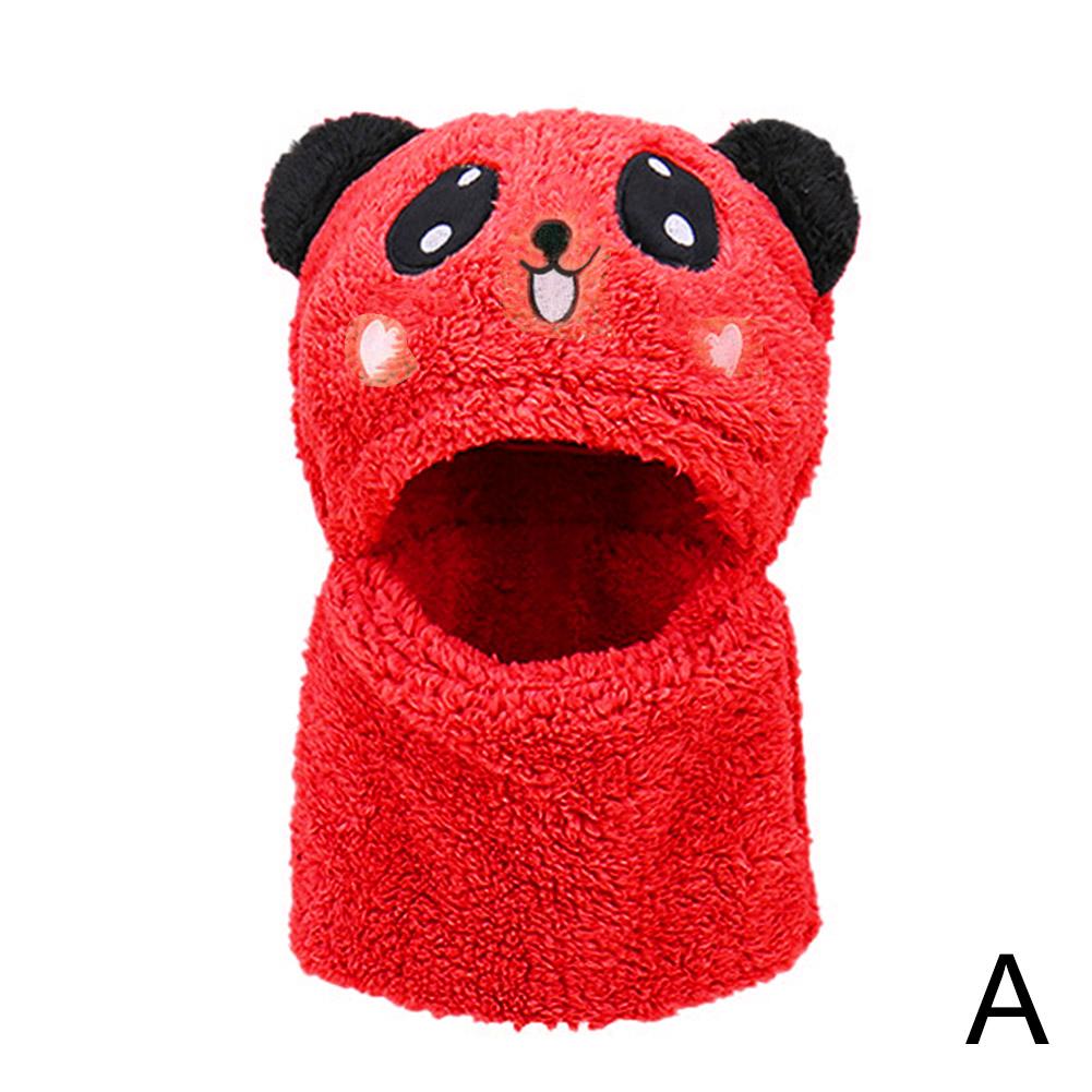 Chapeaux coupe-vent de dessin animé pour enfants, double couche, couvre-visage, laine, protection des oreilles, garçons, filles, mode, mignon, automne, hiver, B2J8 AI0001 – Image 4