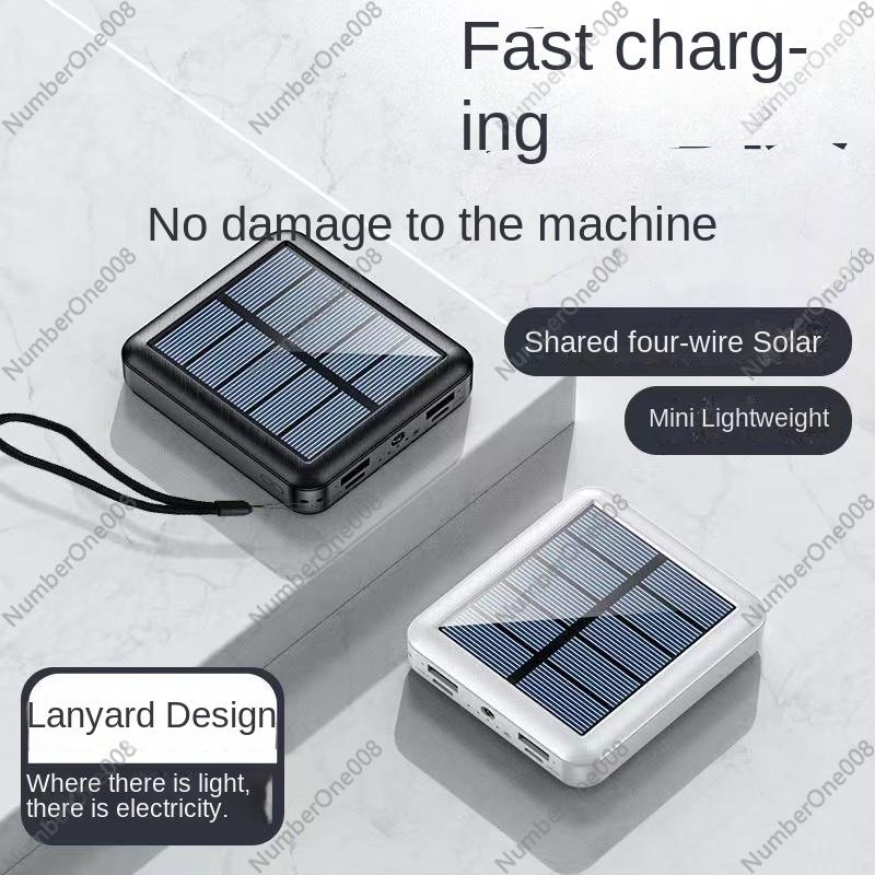 Unité de charge solaire avec câble Flash, charge rapide, capacité MA, bidirectionnel, produits officiels et authentiques, mignon, 10000 AI0001 – Image 3