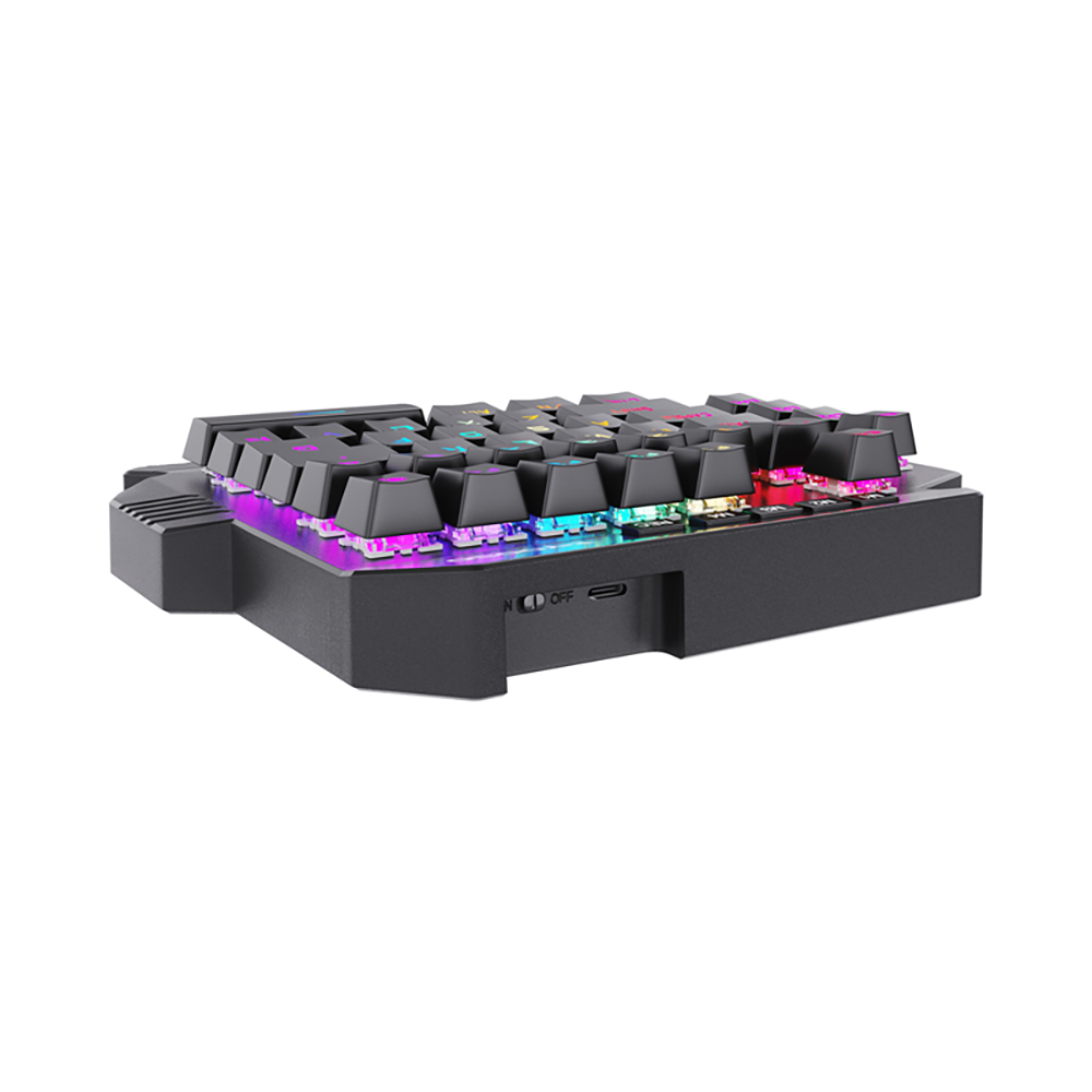 Mini clavier mécanique de jeu à une main, sans fil, rétro-éclairé rvb, 39 touches, 2.4G, pour PS4, ordinateur portable, PC Gamer AI0001 – Image 4