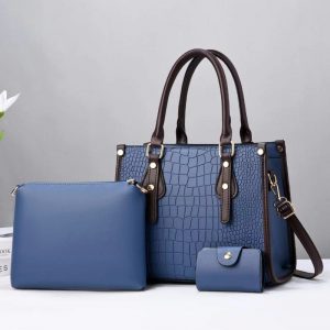 Sac à bandoulière composite de grande capacité pour femmes, sacs fourre-tout initiés, sacs à main à la mode, ensemble de 3 pièces, haute qualité AI0001