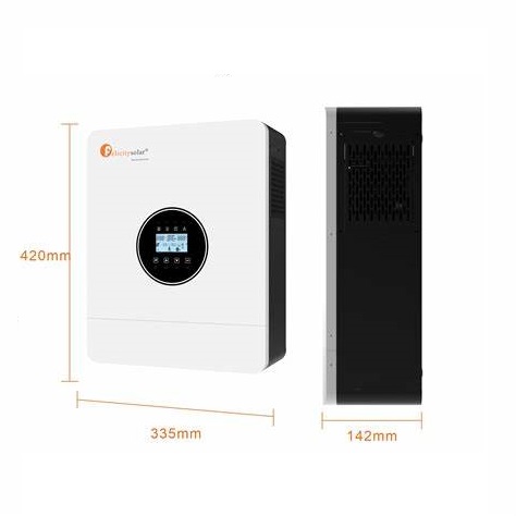 Onduleur Hybride IVEM6048 (6000W) 6KVA 48V onduleur multifonction avec 120A mppt régulateur,Capable de marcher sans batterie FS00034