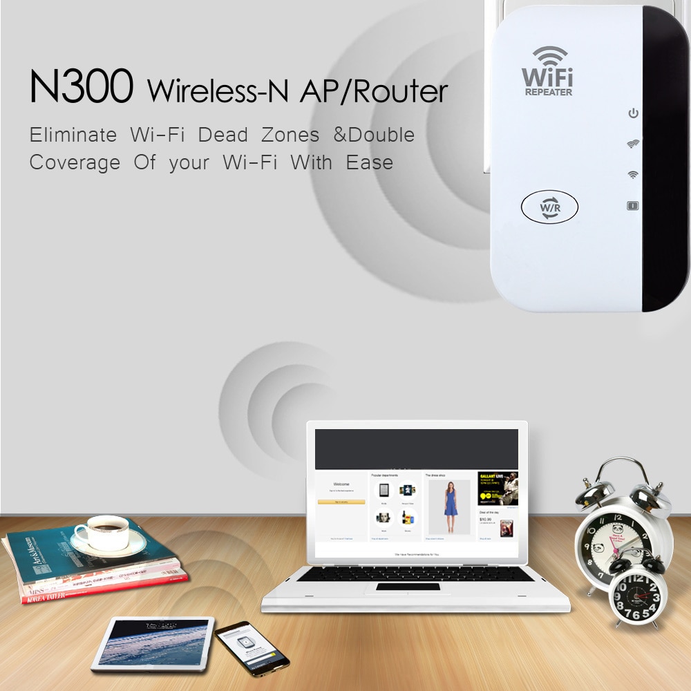Répéteur Wifi amplificateur de Signal sans fil 2.4G Wifi carte réseau étendue routeur domestique 300M récepteur pour Macbook PC accessoires AI0001 – Image 6