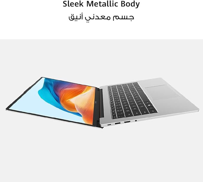 HUAWEI MateBook D14 2024 Ultrabook avec ordinateur portable 14'' Écran HUAWEI Eye Comfort FullView, 8 Go de RAM, 512 Go, Intel Core i5-12e génération, 1,39 kg Corps métallique élégant, Mystic Sliver EXPZD0025 – Image 3