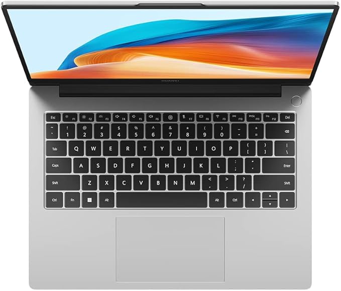 HUAWEI MateBook D14 2024 Ultrabook avec ordinateur portable 14'' Écran HUAWEI Eye Comfort FullView, 8 Go de RAM, 512 Go, Intel Core i5-12e génération, 1,39 kg Corps métallique élégant, Mystic Sliver EXPZD0025 – Image 2