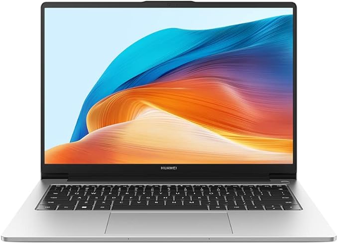 HUAWEI MateBook D14 2024 Ultrabook avec ordinateur portable 14'' Écran HUAWEI Eye Comfort FullView, 8 Go de RAM, 512 Go, Intel Core i5-12e génération, 1,39 kg Corps métallique élégant, Mystic Sliver EXPZD0025