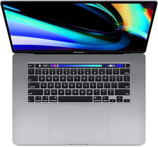 Ordinateur portable Apple Macbook Pro Touch Bar et Touch ID MVVK2 (2019) - Intel Core i9, 2,3 GHz, 16 pouces, 1 To, 16 Go, AMD Radeon Pro 5500M-4GB,Eng-KB, Gris sidéral – Image 2